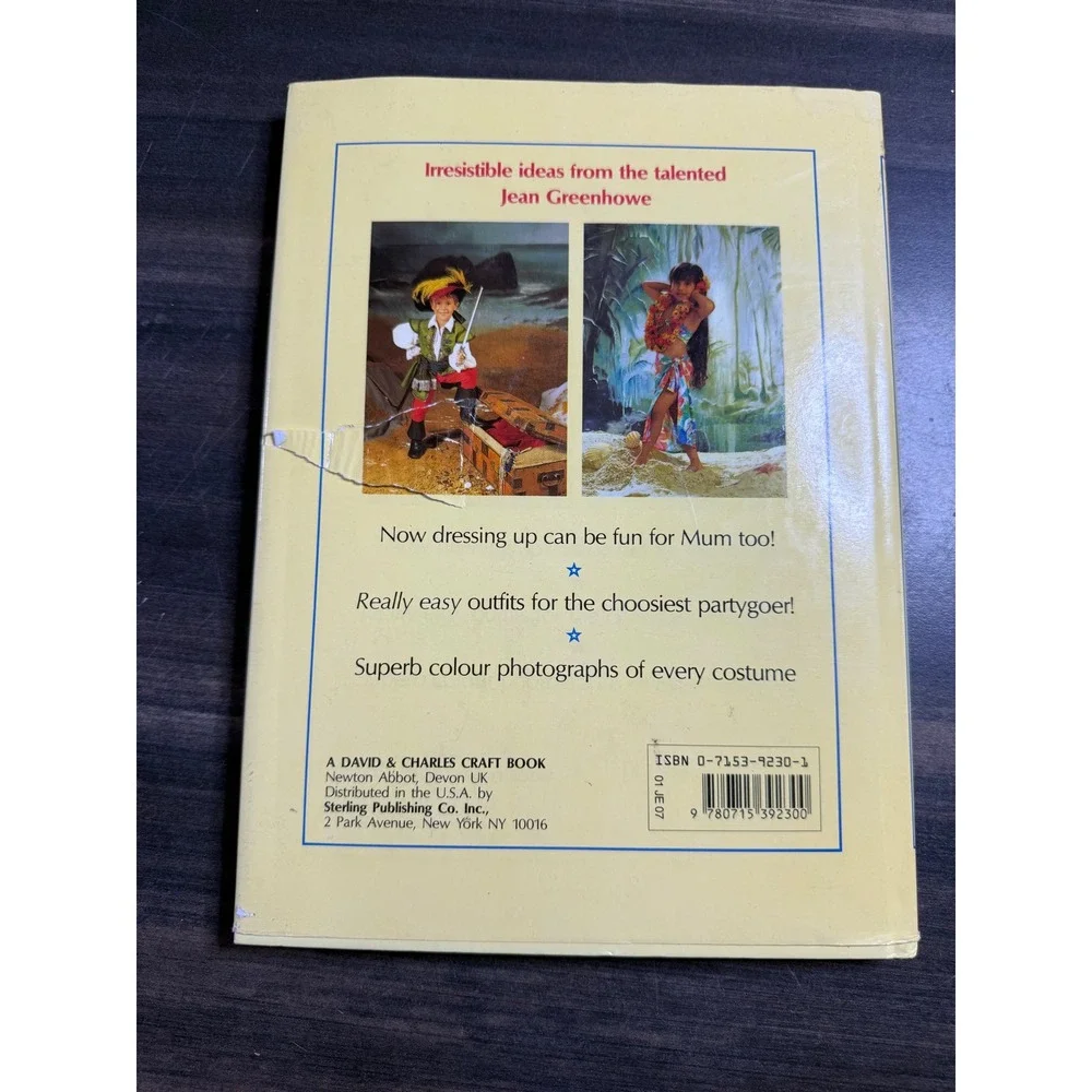 Party Costumes for Kids Book‎ Sewing Patterns Dress Up Halloween Cosplay Vintage